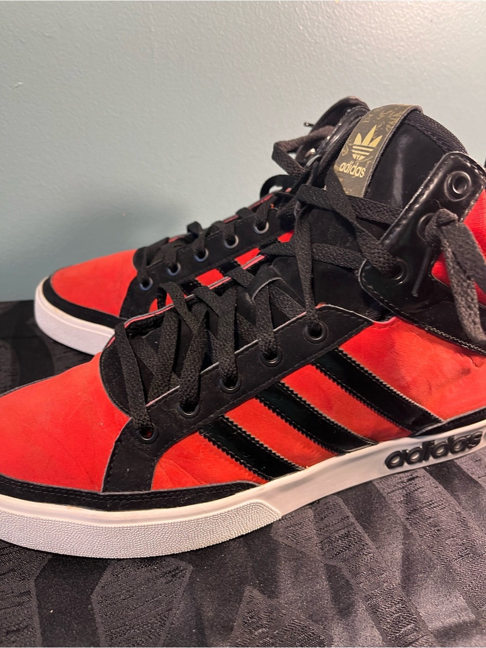 Adidas Men’s High Top Sneakers Art G47171 SHW 675001 Size 11 Vintage Skater 🔥